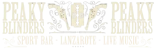 Logo Peaky Blinders Lanzarote Sport Bar & Live Music